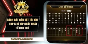 Cách bắt cầu bệt tài xỉu