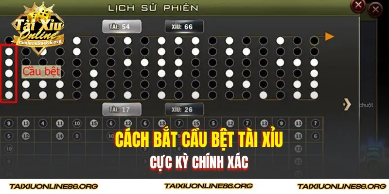 Cách bắt cầu bệt tài xỉu cực kỳ chính xác