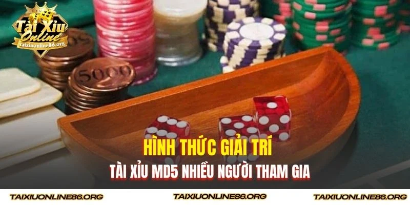 Hình thức giải trí tài xỉu MD5 thu nhiều người tham gia