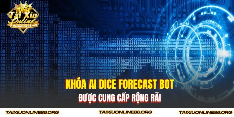 Khóa AI Dice Forecast Bot được cung cấp rộng rãi
